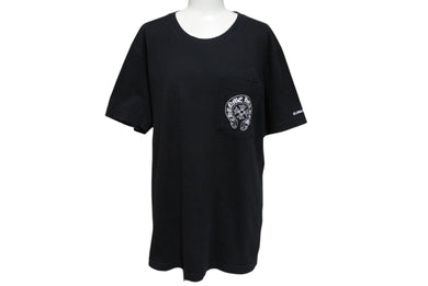 CHROME HEARTS クロムハーツ ホースシュー Horseshoe 半袖Ｔシャツ サイズM ホースシュー ブラック 美品 中古 4c070445