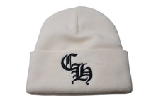 画像をギャラリービューアに読み込む, 極美品 CHROME HEARTS クロムハーツ ビーニー ニットキャップ ホワイト CHプラス アクリル ONE SIZE 刺繍 中古 4c070451