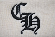 画像をギャラリービューアに読み込む, 極美品 CHROME HEARTS クロムハーツ ビーニー ニットキャップ ホワイト CHプラス アクリル ONE SIZE 刺繍 中古 4c070451