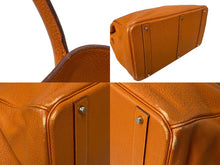 Load image into Gallery viewer, HERMES エルメス BIRKIN バーキン55 ハンドバッグ トゴ オレンジ シルバー金具 ◻︎I刻印 美品 中古 4c070461