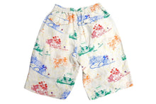 Load image into Gallery viewer, GUCCI × Disney グッチ × ディズニー オーバーサイズ ボウリングパンツ ショートパンツ 604046 サイズ44 ベージュ リネン 中古 4c070466