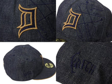 画像をギャラリービューアに読み込む, NEW ERA ニューエラ キャップ デニム NBA CHRIS WEBBER LIMITED 刺繍 サイズ7 3/4 62cm 美品 中古 4c070477