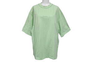 極美品 ACNE STUDIOS アクネストゥディオズ 半袖Ｔシャツ 1152-343-0274 サイズS グリーン ロゴプリント 中古 4c070479