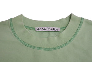 極美品 ACNE STUDIOS アクネストゥディオズ 半袖Ｔシャツ 1152-343-0274 サイズS グリーン ロゴプリント 中古 4c070479