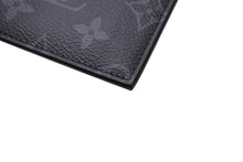 Load image into Gallery viewer, 新品同様 LOUIS VUITTON ルイヴィトン コインカード ホルダー コインケース M30271 モノグラム エクリプス タイガレザー ブラック 中古 4c070484
