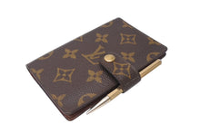 Load image into Gallery viewer, LOUIS VUITTON ルイヴィトン アジェンダ ミニ 手帳カバー R20007 ブラウン PVC レザー ペン付き ゴールド金具 中古 4c070491