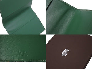 New and unused GOYARD Castiglione Cover Notebook Cover CASTIGMMLTY09CL09X Markage Green PVC Leather Used 4c070493