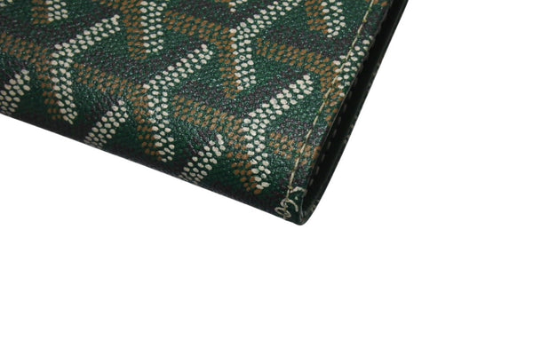 New and unused GOYARD Castiglione Cover Notebook Cover CASTIGMMLTY09CL09X Markage Green PVC Leather Used 4c070493