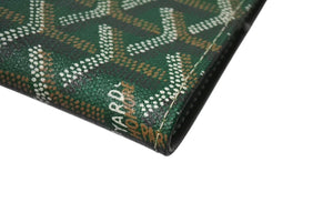 New and unused GOYARD Castiglione Cover Notebook Cover CASTIGMMLTY09CL09X Markage Green PVC Leather Used 4c070493