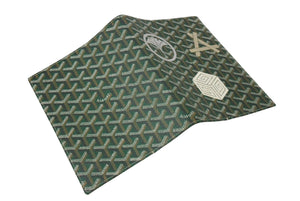 New and unused GOYARD Castiglione Cover Notebook Cover CASTIGMMLTY09CL09X Markage Green PVC Leather Used 4c070493