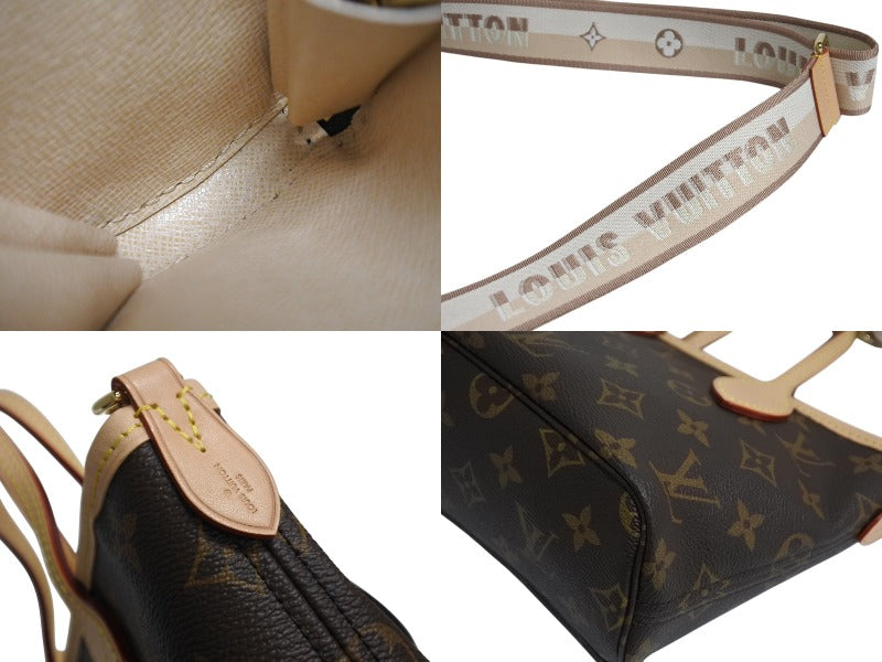 新品未使用 LOUIS VUITTON ルイヴィトン ネヴァーフル BB モノグラム ショルダーバッグ ブラウン ICチップ M46705 中古 4c070498