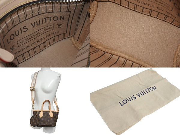 New and unused LOUIS VUITTON Neverfull BB Monogram Shoulder Bag Brown IC Chip M46705 Used 4c070498