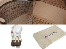 画像をギャラリービューアに読み込む, 極美品 LOUISVUITTON ルイヴィトン ネヴァーフルBB ハンドバッグ ショルダーバッグ M46705 モノグラム ブラウン PVC レザー 中古 4b008002