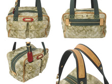 Load image into Gallery viewer, LOUIS VUITTON ルイヴィトン 08AW モノグラモフラージュ デニム ジャスミン ハンドバッグ M95772 カーキ 村上隆 廃盤 美品 中古 4c070499