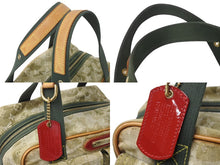 画像をギャラリービューアに読み込む, LOUIS VUITTON ルイヴィトン 08AW モノグラモフラージュ デニム ジャスミン ハンドバッグ M95772 カーキ 村上隆 廃盤 美品 中古 4c070499