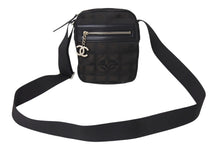 画像をギャラリービューアに読み込む, 極美品 CHANEL シャネル ニュートラベルライン ショルダーバッグ A30913 10番台 ココマーク ブラック ブラウン ナイロンキャンバス 中古 4c070504