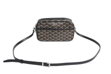 Load image into Gallery viewer, GOYARD ゴヤール カップヴェールPMバッグ ショルダーバッグ CAPVE2PMLTY01CL01P ブラック PVC レザー シルバー金具 美品 中古 4c070506