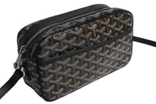 Load image into Gallery viewer, GOYARD ゴヤール カップヴェールPMバッグ ショルダーバッグ CAPVE2PMLTY01CL01P ブラック PVC レザー シルバー金具 美品 中古 4c070506