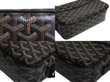 Load image into Gallery viewer, GOYARD ゴヤール カップヴェールPMバッグ ショルダーバッグ CAPVE2PMLTY01CL01P ブラック PVC レザー シルバー金具 美品 中古 4c070506