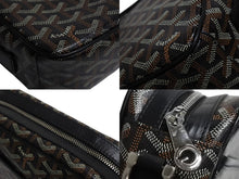 Load image into Gallery viewer, GOYARD ゴヤール カップヴェールPMバッグ ショルダーバッグ CAPVE2PMLTY01CL01P ブラック PVC レザー シルバー金具 美品 中古 4c070506