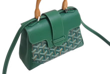 画像をギャラリービューアに読み込む, 極美品 GOYARD ゴヤール サイゴン ミニ ソフトバッグ 2WAY ハンドバッグ SAIGONMINTY09CL09P グリーン シルバー金具 中古 4c070507