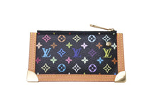 Load image into Gallery viewer, 極美品 LOUIS VUITTON ルイヴィトン ポシェットクレ コインケース モノグラム マルチカラー 村上隆 M92654 ゴールド金具 中古 4c070508