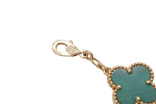 画像をギャラリービューアに読み込む, VanCleef&amp;Arpels ヴァンクリーフ&amp;アーペル ヴィンテージアルハンブラ ブレスレット 5モチーフ VCARL80900 マラカイト 約12.7g 美品 中古 4c070515