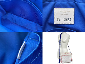 LOUISVUITTON ルイヴィトン LVxNBA ナイル メッセンジャーPM 2021CR ショルダーバッグ M45583 ホワイト ブルー レッド 美品 中古 4c070517