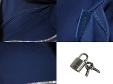 画像をギャラリービューアに読み込む, LOUIS VUITTON ルイヴィトン スピーディ25 M5923G ハンドバッグ ブルー シルバー金具 エピレザー 美品 中古 4c070524