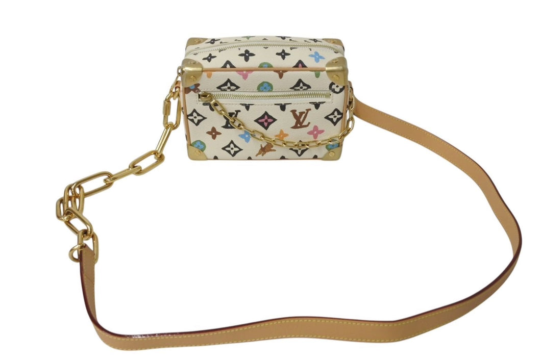 新品未使用 LOUIS VUITTON ルイヴィトン ミニソフトトランク ショルダーバッグ M25132 モノグラムクラギー Tyler,The Creator 中古 4c070529