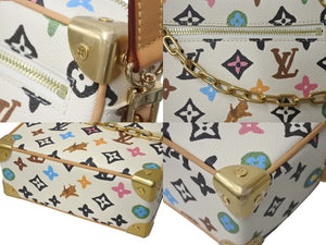 新品未使用 LOUIS VUITTON ルイヴィトン ミニソフトトランク ショルダーバッグ M25132 モノグラムクラギー Tyler,The Creator 中古 4c070529