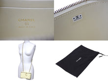 画像をギャラリービューアに読み込む, 極美品 CHANEL シャネル バニティバッグ AP1341 チェーンショルダー キャビアスキン アイボリー ココマーク ランダム番台 中古 4c070537