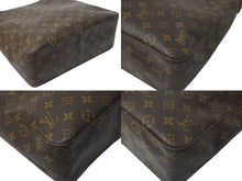 画像をギャラリービューアに読み込む, LOUIS VUITTON ルイヴィトン ルーピングGM ハンドバッグ モノグラム M51145 ブラウン ゴールド金具 美品 中古 4c070543