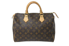 画像をギャラリービューアに読み込む, LOUIS VUITTON ルイヴィトン スピーディ30 ハンドバッグ M41526 モノグラムキャンバス ブラウン 美品 中古 4c070544