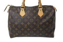 画像をギャラリービューアに読み込む, LOUIS VUITTON ルイヴィトン スピーディ30 ハンドバッグ M41526 モノグラムキャンバス ブラウン 美品 中古 4c070544