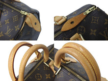 画像をギャラリービューアに読み込む, LOUIS VUITTON ルイヴィトン スピーディ30 ハンドバッグ M41526 モノグラムキャンバス ブラウン 美品 中古 4c070544