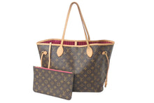 Load image into Gallery viewer, LOUIS VUITTON ルイヴィトン ネヴァーフルMM トートバッグ モノグラムキャンバス M41177 ブラウン ゴールド金具 美品 中古 4c070549