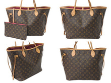 Load image into Gallery viewer, LOUIS VUITTON ルイヴィトン ネヴァーフルMM トートバッグ モノグラムキャンバス M41177 ブラウン ゴールド金具 美品 中古 4c070549