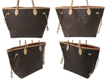 Load image into Gallery viewer, 極美品 LOUIS VUITTON ルイヴィトン ネヴァーフルMM トートバッグ M46987 モノグラム ブラウン ゴールド金具 美品 中古 4c070550