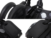 画像をギャラリービューアに読み込む, 新品同様 LOUIS VUITTON ルイヴィトン 草間彌生 YKキーポルバンドリエール25 2WAY ボストンバッグ ブラック ショルダー M46406 中古 4c070551