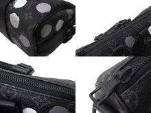 画像をギャラリービューアに読み込む, 新品同様 LOUIS VUITTON ルイヴィトン 草間彌生 YKキーポルバンドリエール25 2WAY ボストンバッグ ブラック ショルダー M46406 中古 4c070551