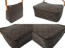 Load image into Gallery viewer, LOUIS VUITTON ルイヴィトン ルーピングMM ハンドバッグ M51146 モノグラム ゴールド金具 ブラウン 美品 中古 4c070563