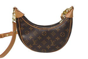 極美品 LOUIS VUITTON ルイヴィトン ショルダーバッグ 2WAY ループモノグラム ゴールド金具 モノグラムキャンバス M81098 中古 4c070565