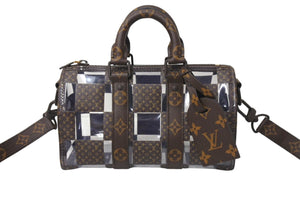 未使用品 LOUIS VUITTON ルイヴィトン キーポルバンドリエール25 2WAY ボストンバッグ モノグラムチェス 22AW M20872 中古 4c070568