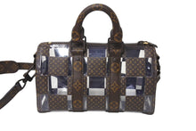 Load image into Gallery viewer, 未使用品 LOUIS VUITTON ルイヴィトン キーポルバンドリエール25 2WAY ボストンバッグ モノグラムチェス 22AW M20872 中古 4c070568