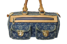 Load image into Gallery viewer, LOUIS VUITTON ルイヴィトン ハンドバッグ ネオスピーディ M95019 モノグラムデニム ゴールド金具 美品 中古 4c070573