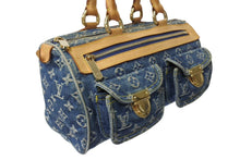 Load image into Gallery viewer, LOUIS VUITTON ルイヴィトン ハンドバッグ ネオスピーディ M95019 モノグラムデニム ゴールド金具 美品 中古 4c070573