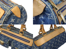 Load image into Gallery viewer, LOUIS VUITTON ルイヴィトン ハンドバッグ ネオスピーディ M95019 モノグラムデニム ゴールド金具 美品 中古 4c070573