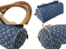 Load image into Gallery viewer, LOUIS VUITTON ルイヴィトン ハンドバッグ ネオスピーディ M95019 モノグラムデニム ゴールド金具 美品 中古 4c070573