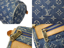 Load image into Gallery viewer, LOUIS VUITTON ルイヴィトン ハンドバッグ ネオスピーディ M95019 モノグラムデニム ゴールド金具 美品 中古 4c070573